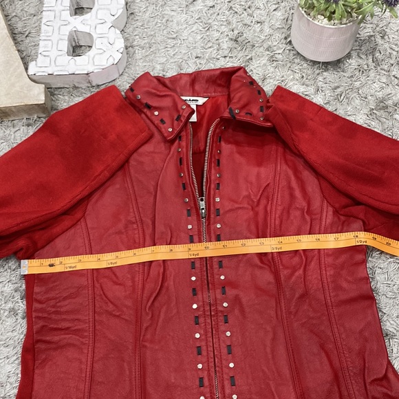 Nygard Womens Vintage Leather & Knit Jacket - Picture 4 of 6